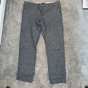 J. Crew The Sutton Pants Grey/Navy